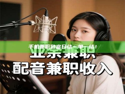 赤壁手机兼职致富日结一单一结！